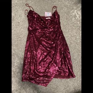 showpo sequin dress